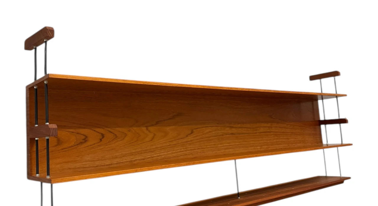 Mid-Century Modern Wall Mounted Shelf by Walter Wirtz for Wilhelm Renz, 1960s